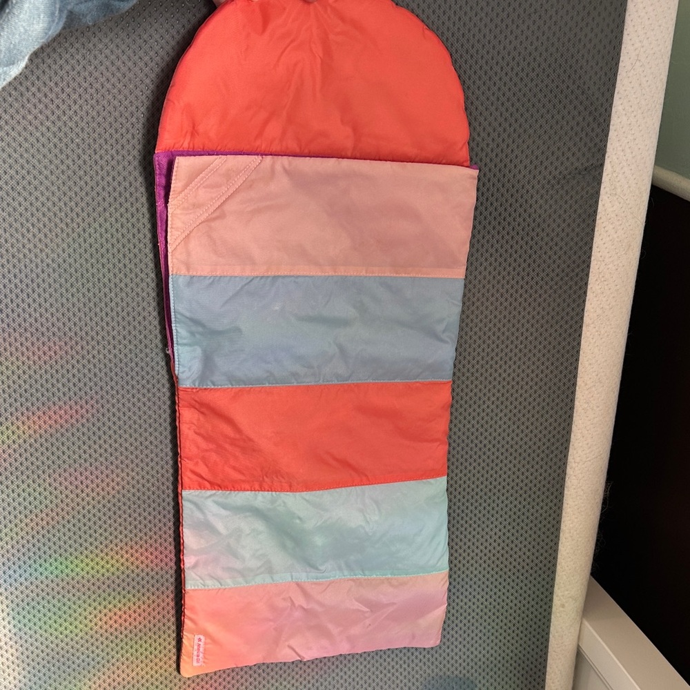 American Girl Doll Sleeping Bag & Amazon plush zipper sleeping bag